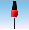 Tenna Tops Red Nail Polish Bottle Car Antenna Topper / Cute Dashboard Accessory 